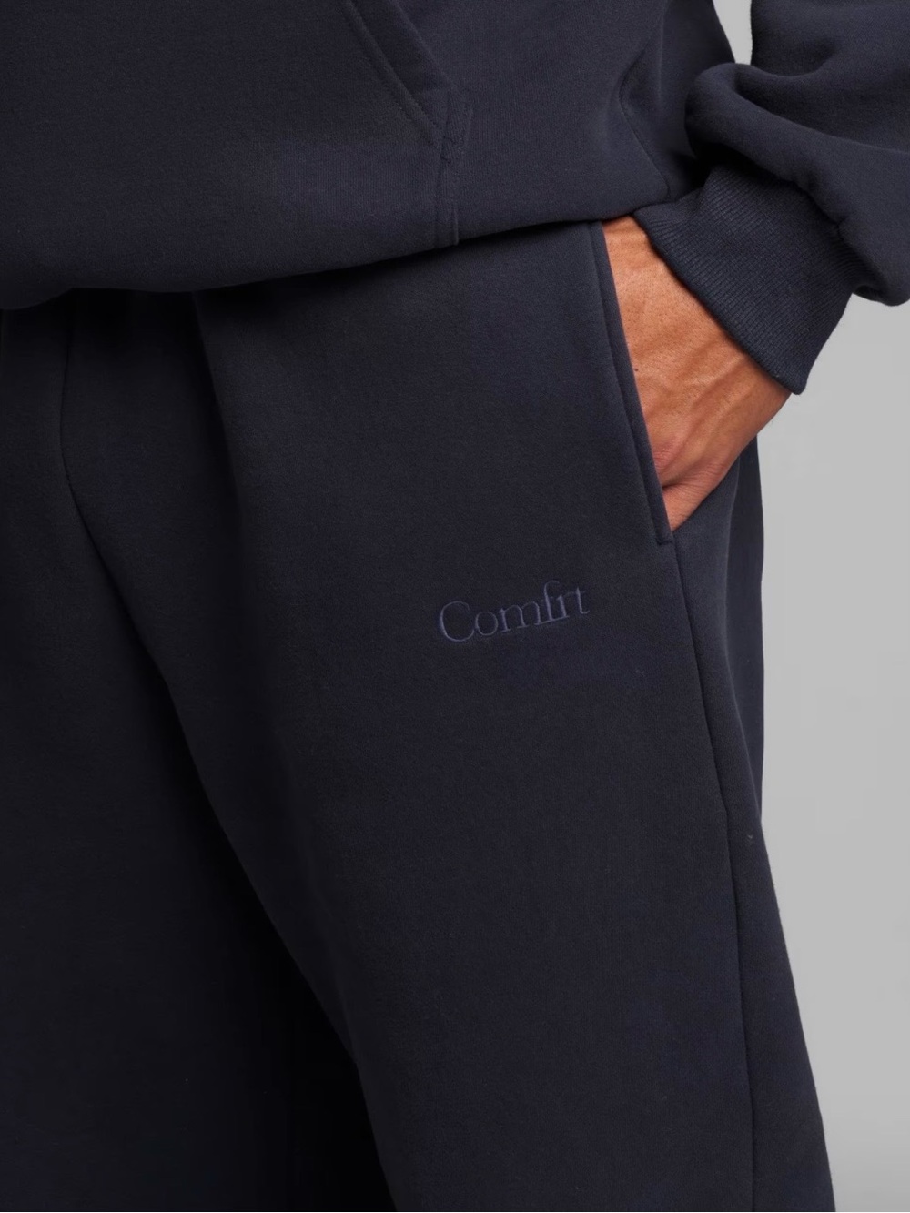 NWT Comfrt Signature Sweatpants, Navy - XS - Picture 3 of 4